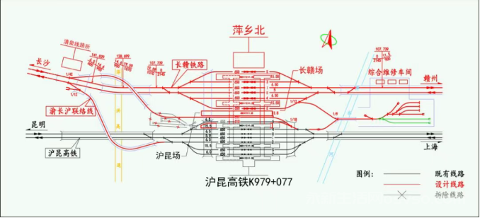 永新高铁要来了长赣高铁江西段315亿中标了