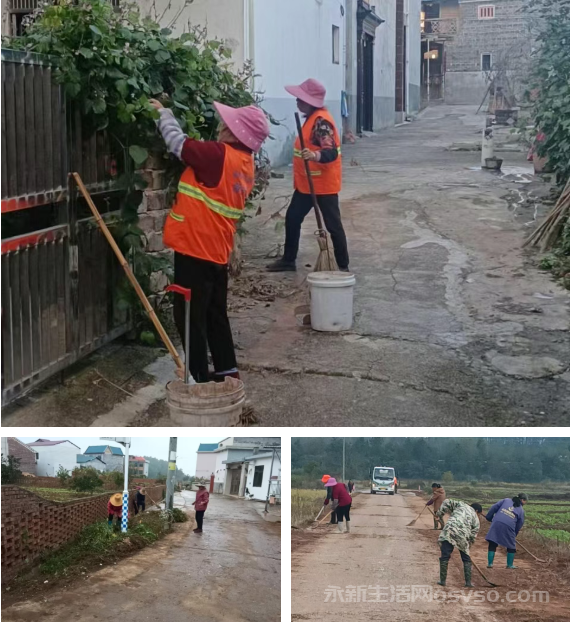 莲洲乡:人居环境整治 保洁员“在行动”