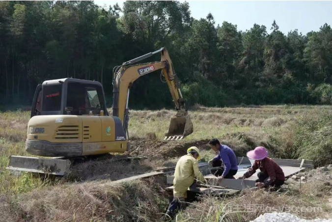 永新烟阁乡长富村：大力推进高标准农田建设图2